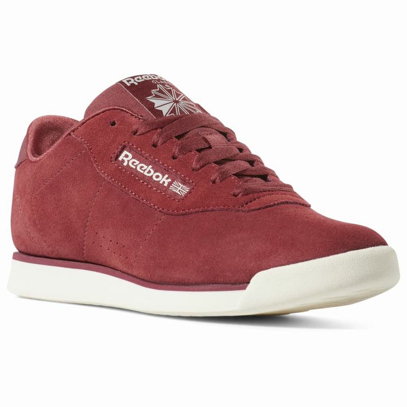 Reebok Princess Leather Tenisky Damske - Červené AE9804VF